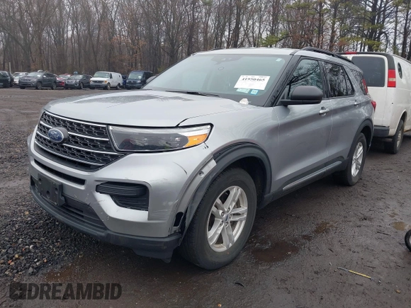 2023 Ford Explorer XLT with VIN 1FMSK8DH4PGA98237, listed as a IAAI auction lot 41950465 with 25,493 mi miles. Bid and sale history available at carsss.com. Image 17.