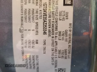 2010 GMC Sierra 1500 SLE z VIN 1GTSKVE35AZ253346, wystawiony jako Copart lot #48703275 z przebiegiem Nie podano mil oraz Nie do naprawy • Non repairable. Historia ofert i sprzedaży dostępna na DreamBid. Obrazek 13.