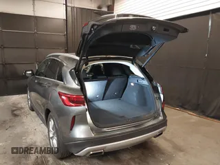 2019 Infiniti QX50 Essential with VIN 3PCAJ5M37KF141381, listed as a IAAI auction lot 42099327 with 55,177 mi miles and . Bid and sale history available at DreamBid. Image 3.