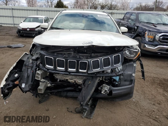 2020 Jeep Compass Latitude с VIN 3C4NJDBB0LT258454, выставлен на аукционе Copart как лот 53504695 с пробегом 54 070 миль миль и Списание • Salvage title. История ставок и продаж доступна на DreamBid. Изображение 5.