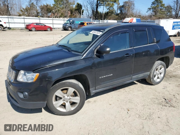 2011 Jeep Compass with VIN 1J4NT1FAXBD165742, listed as a Copart auction lot 46842535 with 66,372 mi miles and Salvage Title. Bid and sale history available at carsss.com. Image 1.