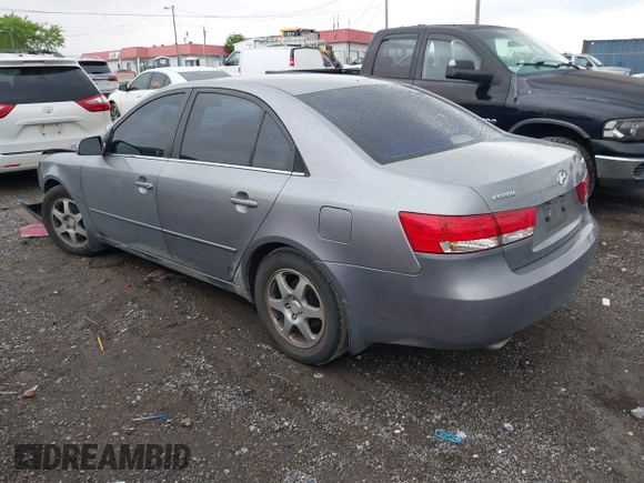 2006 Hyundai Sonata GLS with VIN 5NPEU46F06H109616, listed as a IAAI auction lot 42128198 with 154,760 mi miles and . Bid and sale history available at DreamBid. Image 3.