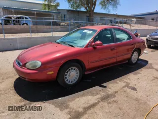1997 Mercury Sable GS z VIN 1MELM50U2VA600052, wystawiony jako Copart lot #58556795 z przebiegiem 65 848 mil mil oraz Szkoda całkowita • Salvage title. Historia ofert i sprzedaży dostępna na DreamBid. Obrazek 1.