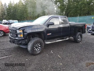 2015 Chevrolet Silverado 1500 LT with VIN 1GCVKREC3FZ333563, listed as a Copart auction lot 48588755 with 74,968 mi miles and Salvage Title. Bid and sale history available at DreamBid. Image 1.