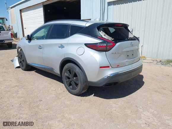 2020 Nissan Murano SV with VIN 5N1AZ2BS2LN104917, listed as a IAAI auction lot 41548553 with 148,142 mi miles. Bid and sale history available at carsss.com. Image 3.