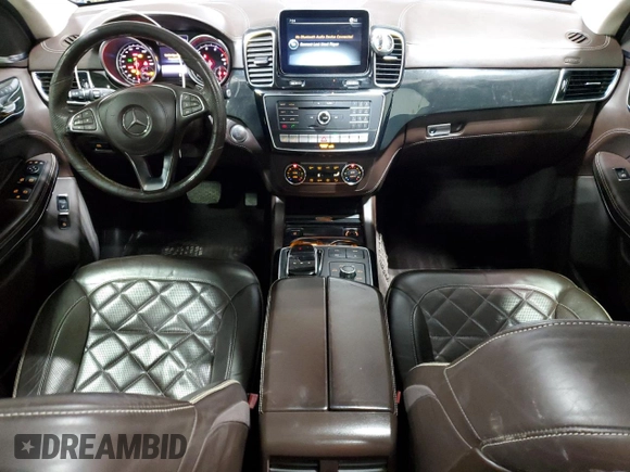2017 Mercedes-Benz GLS 550 with VIN 4JGDF7DE1HA918632, listed as a Copart auction lot 49930205 with 122,610 mi miles and Salvage title. Bid and sale history available at DreamBid. Image 8.