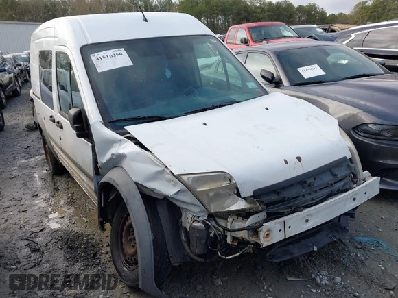 2013 Ford Transit Connect XL with VIN NM0LS6AN8DT135233, listed as a IAAI auction lot 41516256 with 143,251 mi miles. Bid and sale history available at carsss.com. Image 1.
