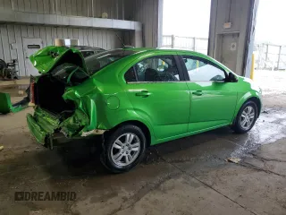 2015 Chevrolet Sonic LT with VIN 1G1JC5SHXF4147674, listed as a Copart auction lot 61539955 with 93,569 mi miles and Clean title. Bid and sale history available at DreamBid. Image 3.