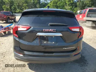 2022 GMC Terrain SLE with VIN 3GKALMEV6NL203500, listed as a Copart auction lot 62190195 with 61,375 mi miles and Salvage title. Bid and sale history available at DreamBid. Image 6.