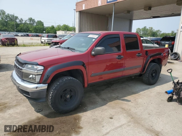 2006 Chevrolet Colorado 3LT z VIN 1GCDT136968136474, wystawiony jako Copart lot #59358535 z przebiegiem 192 946 mil mil oraz Szkoda całkowita • Salvage title. Historia ofert i sprzedaży dostępna na DreamBid. Obrazek 1.