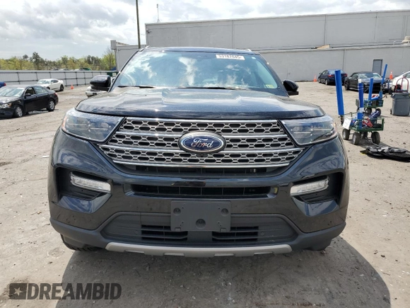 2022 Ford Explorer Limited with VIN 1FMSK8FH1NGB65774, listed as a Copart auction lot 53187045 with 18,464 mi miles and Salvage title. Bid and sale history available at DreamBid. Image 5.