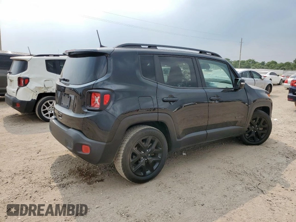 2018 Jeep Renegade Latitude with VIN ZACCJABB2JPH42698, listed as a Copart auction lot 57571445 with 68,692 mi miles and Salvage title. Bid and sale history available at DreamBid. Image 3.