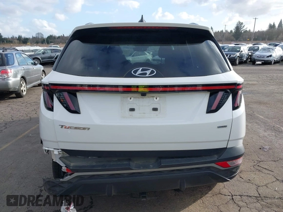2023 Hyundai Tucson SEL with VIN 5NMJBCAE1PH284047, listed as a IAAI auction lot 41658005 with 16,521 mi miles. Bid and sale history available at carsss.com. Image 16.