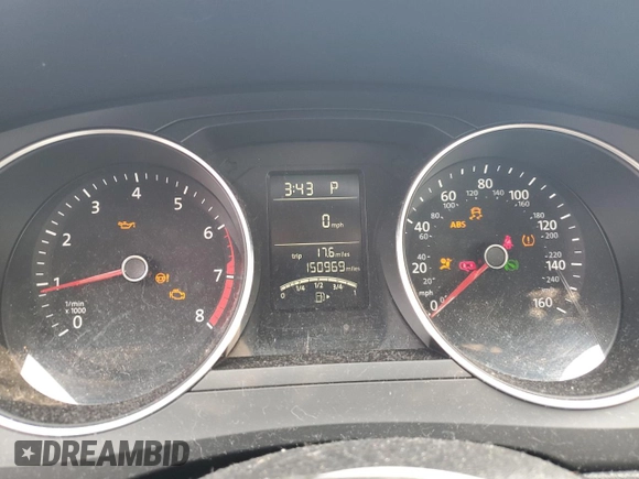2015 Volkswagen Jetta SE z VIN 3VWD17AJXFM256597, wystawiony jako Copart lot #58774095 z przebiegiem 150 969 mil mil oraz Szkoda całkowita • Salvage title. Historia ofert i sprzedaży dostępna na DreamBid. Obrazek 9.