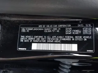 2017 Volvo S60 Dynamic with VIN YV126MFL6H2434644, listed as a IAAI auction lot 41905079 with 51,129 mi miles. Bid and sale history available at carsss.com. Image 9.