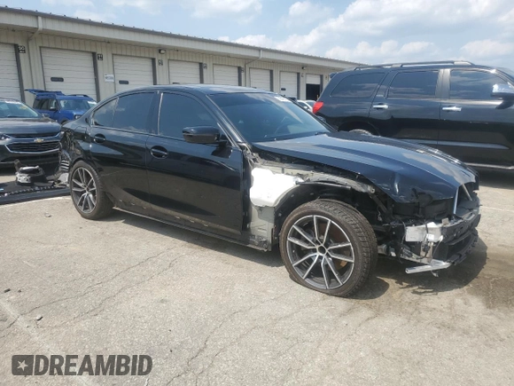 2020 BMW 3 Series 330i with VIN 3MW5R1J00L8B16760, listed as a Copart auction lot 59345705 with 39,672 mi miles and Salvage title. Bid and sale history available at DreamBid. Image 4.
