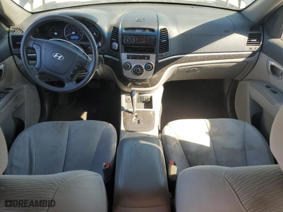 2009 Hyundai Santa Fe GLS with VIN 5NMSG13D49H312005, listed as a Copart auction lot 50622155 with 190,204 mi miles and Clean Title. Bid and sale history available at carsss.com. Image 8.