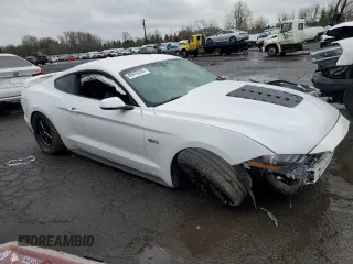 2019 Ford Mustang GT with VIN 1FA6P8CF4K5104152, listed as a Copart auction lot 49410255 with 30,809 mi miles and Salvage Title. Bid and sale history available at carsss.com. Image 4.