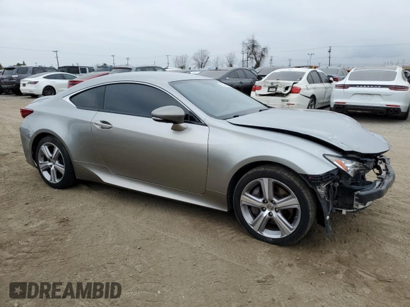 2016 Lexus RC 200t F Sport z VIN JTHHA5BC2G5001750, wystawiony jako Copart lot #50940675 z przebiegiem 80 545 mil mil oraz Szkoda całkowita • Salvage title. Historia ofert i sprzedaży dostępna na DreamBid. Obrazek 4.