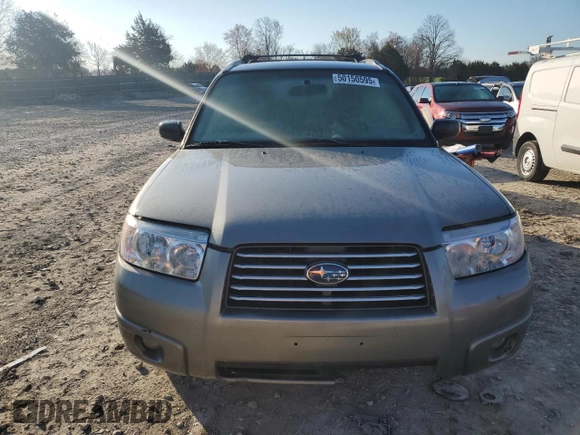 2006 Subaru Forester 2.5 X with VIN JF1SG63676H755217, listed as a Copart auction lot 50150595 with 284,788 mi miles and Salvage Title. Bid and sale history available at carsss.com. Image 5.