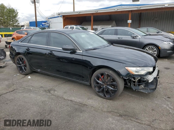 2013 Audi A6 2.0T Premium Plus with VIN WAUGFAFC1DN055728, listed as a Copart auction lot 51022255 with 97,113 mi miles and Salvage Title. Bid and sale history available at carsss.com. Image 4.