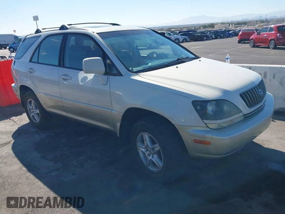 1999 Lexus RX 300 z VIN JT6GF10U9X0015877, wystawiony jako IAAI lot #41666610 z przebiegiem Nie podano mil oraz . Historia ofert i sprzedaży dostępna na DreamBid. Obrazek 1.