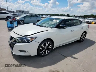 2016 Nissan Maxima Platinum with VIN 1N4AA6AP0GC429198, listed as a Copart auction lot 62066505 with 151,479 mi miles and Salvage title. Bid and sale history available at DreamBid. Image 1.