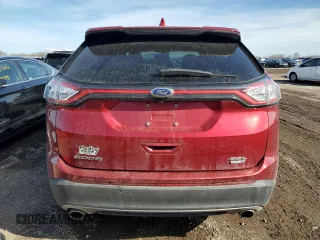 2018 Ford Edge SEL with VIN 2FMPK4J93JBC50017, listed as a Copart auction lot 48211095 with 107,028 mi miles and Salvage Title. Bid and sale history available at carsss.com. Image 6.