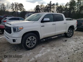 2019 Toyota Tundra SR5 z VIN 5TFAY5F19KX853792, wystawiony jako Copart lot #88676095 z przebiegiem 56 109 mil mil oraz Szkoda całkowita • Salvage title. Historia ofert i sprzedaży dostępna na DreamBid. Obrazek 1.