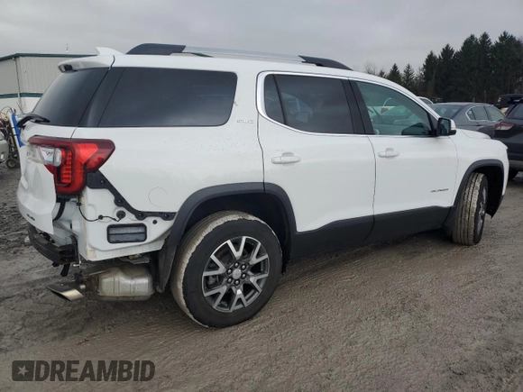 2021 GMC Acadia SLE with VIN 1GKKNRL46MZ101613, listed as a Copart auction lot 85416554 with 32,834 mi miles and Salvage Title. Bid and sale history available at carsss.com. Image 3.