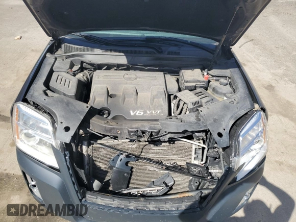 2013 GMC Terrain SLE with VIN 2GKFLTE33D6414994, listed as a Copart auction lot 49596255 with 140,953 mi miles and Salvage Title. Bid and sale history available at DreamBid. Image 12.
