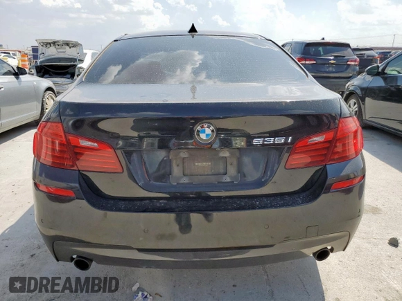 2016 BMW 5 Series 535i with VIN WBA5B1C53GG132889, listed as a Copart auction lot 49986265 with 204,118 mi miles and Salvage Title. Bid and sale history available at DreamBid. Image 6.