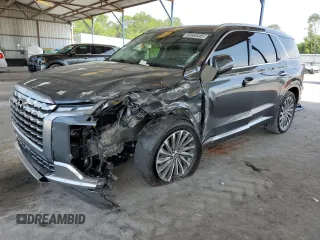 2024 Hyundai Palisade Calligraphy with VIN KM8R7DGE4RU655825, listed as a Copart auction lot 60560485 with 17,646 mi miles and Salvage title. Bid and sale history available at DreamBid. Image 1.