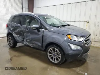 2019 Ford EcoSport Titanium with VIN MAJ6S3KL9KC285706, listed as a Copart auction lot 54191865 with 57,124 mi miles and Salvage Title. Bid and sale history available at DreamBid. Image 4.