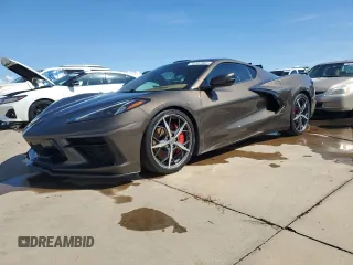 2020 Chevrolet Corvette 3LT with VIN 1G1Y82D42L5104218, listed as a Copart auction lot 73707984 with 0 mi miles and Salvage Title. Bid and sale history available at carsss.com. Image 1.