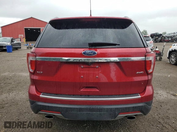 2018 Ford Explorer XLT with VIN 1FM5K8D82JGB82139, listed as a Copart auction lot 64304795 with 167,186 mi miles and Salvage title. Bid and sale history available at DreamBid. Image 6.