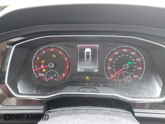 2019 Volkswagen Jetta S with VIN 3VWC57BUXKM249152, listed as a IAAI auction lot 42170262 with 86,735 mi miles and . Bid and sale history available at DreamBid. Image 7.