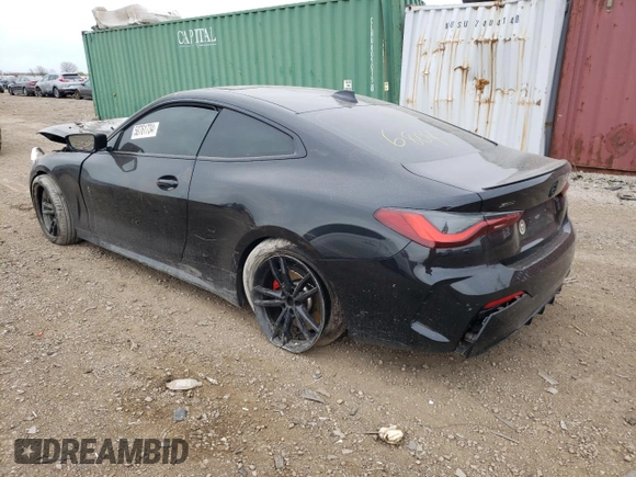 2021 BMW 4 Series M440i xDrive with VIN WBA13AR06MCF66804, listed as a Copart auction lot 50761734 with Not Provided miles and Salvage Title. Bid and sale history available at DreamBid. Image 2.