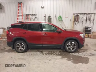 2019 GMC Terrain SLT with VIN 3GKALVEV7KL191858, listed as a IAAI auction lot 41557739 with 114,864 mi miles. Bid and sale history available at carsss.com. Image 13.