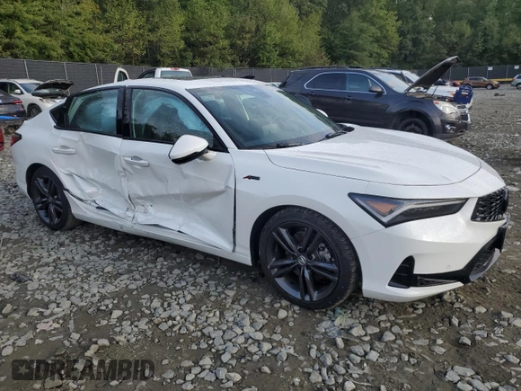 2024 Acura Integra w/A-Spec Technology Package with VIN 19UDE4H65RA012690, listed as a Copart auction lot 71793934 with 4,333 mi miles and Salvage Title. Bid and sale history available at carsss.com. Image 4.
