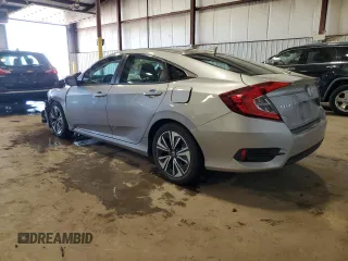 2017 Honda Civic Sedan EX-T with VIN 19XFC1F34HE203114, listed as a Copart auction lot 51485085 with 58,383 mi miles and Salvage Title. Bid and sale history available at carsss.com. Image 2.