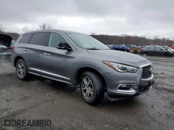 2020 Infiniti QX60 LUXE with VIN 5N1DL0MM3LC524781, listed as a Copart auction lot 49913095 with 84,913 mi miles and Salvage Title. Bid and sale history available at carsss.com. Image 4.