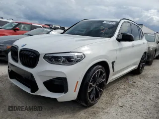 2020 BMW X3 M Competition with VIN 5YMTS0C01L9B87956, listed as a Copart auction lot 75190764 with 40,848 mi miles and Non Repairable. Bid and sale history available at carsss.com. Image 1.