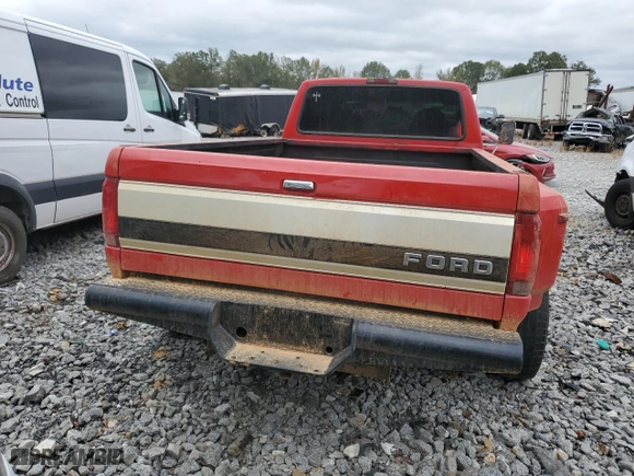 1996 Ford F-350 Crew Cab with VIN 1FTJW35F3TEB59586, listed as a Copart auction lot 79329304 with NaN miles and Salvage Title. Bid and sale history available at carsss.com. Image 6.