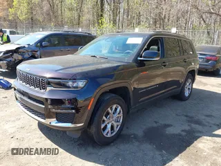 2022 Jeep Grand Cherokee Limited z VIN 1C4RJKBGXN8624536, wystawiony jako IAAI lot #41995179 z przebiegiem 34 830 mil mil oraz . Historia ofert i sprzedaży dostępna na DreamBid. Obrazek 2.
