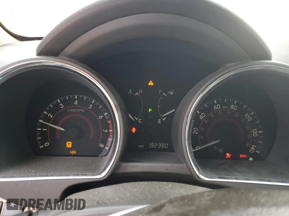 2010 Toyota Highlander Sport with VIN 5TDXK3EH8AS003350, listed as a Copart auction lot 76186544 with 192,380 mi miles and Salvage title. Bid and sale history available at DreamBid. Image 9.