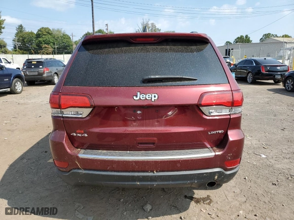 2020 Jeep Grand Cherokee Limited with VIN 1C4RJFBG8LC347287, listed as a Copart auction lot 72687514 with 69,339 mi miles and Salvage Title. Bid and sale history available at carsss.com. Image 6.