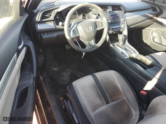 2017 Honda Civic Coupe LX with VIN 2HGFC4B54HH301798, listed as a Copart auction lot 46834115 with 0 mi miles and Salvage Title. Bid and sale history available at carsss.com. Image 8.