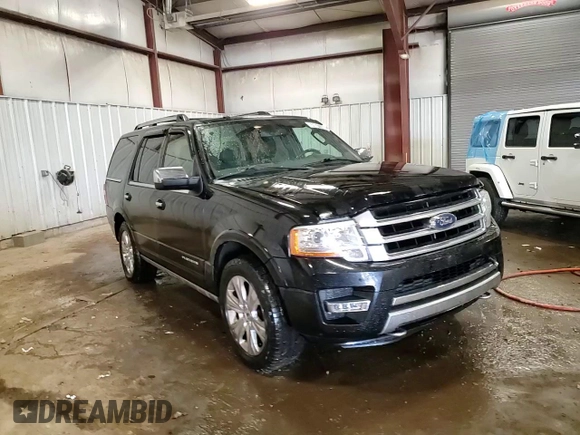 2016 Ford Expedition Platinum with VIN 1FMJU1MT9GEF26445, listed as a Copart auction lot 51794075 with 151,383 mi miles and Salvage title. Bid and sale history available at DreamBid. Image 15.