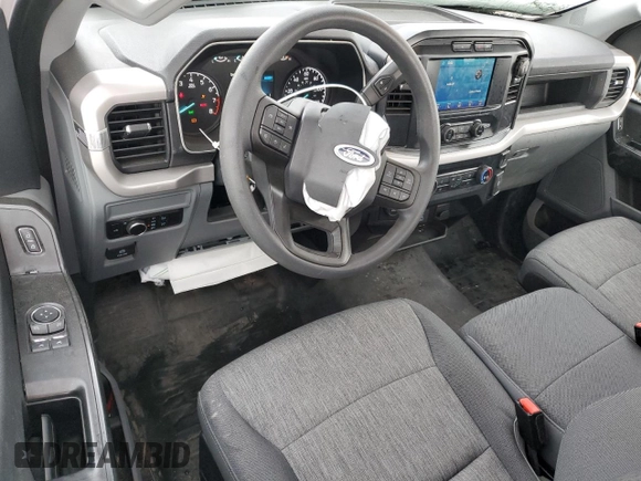 2023 Ford F-150 XL with VIN 1FTMF1CBXPKD85858, listed as a Copart auction lot 49248355 with 26,742 mi miles and Salvage Title. Bid and sale history available at carsss.com. Image 8.